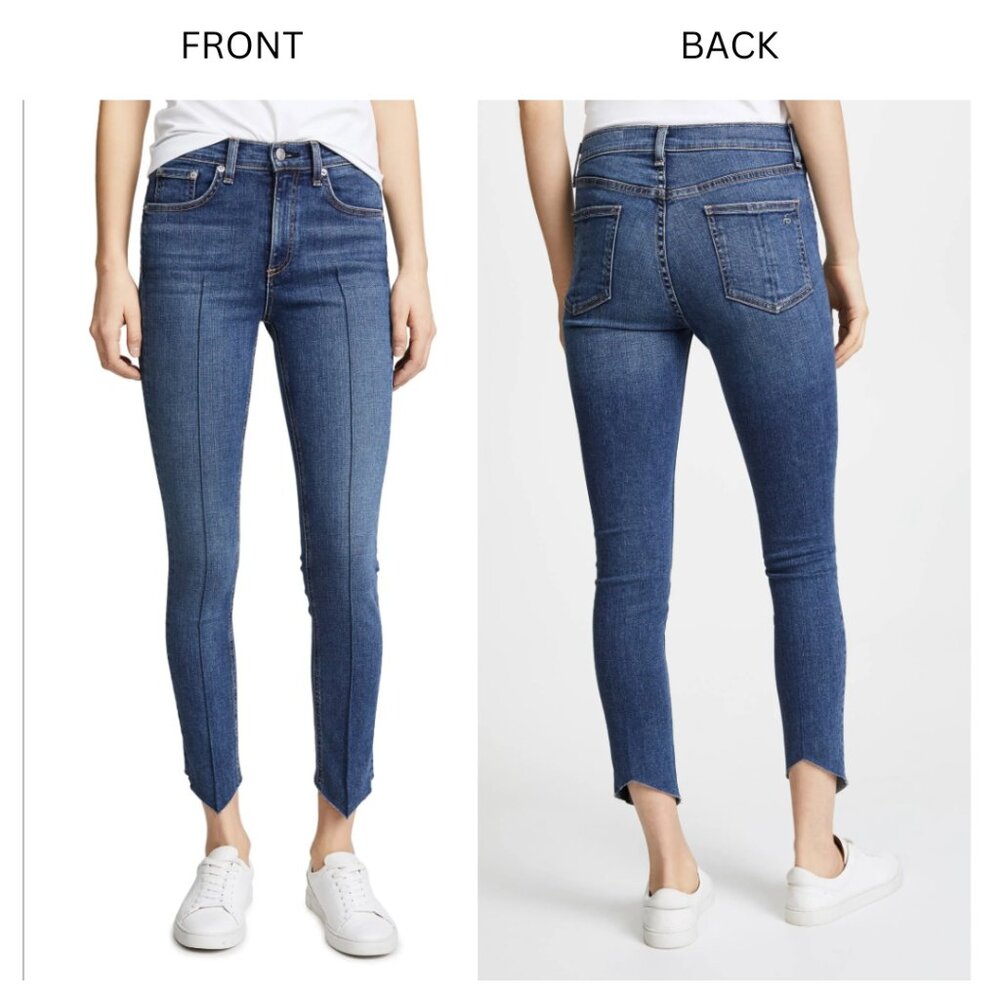 Rag & Bone High Rise Ankle Skinny Jeans